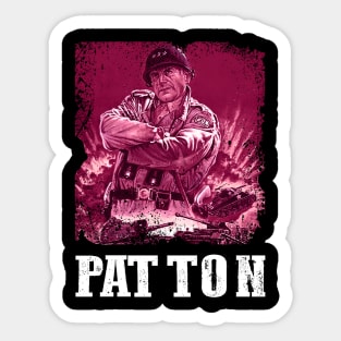 Warrior Wardrobe Chronicles Pattons T-Shirts, Channel General Pattons Spirit with Every Wear Sticker